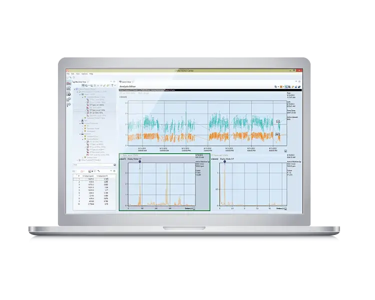 OMNITREND Center displayed on laptop screen