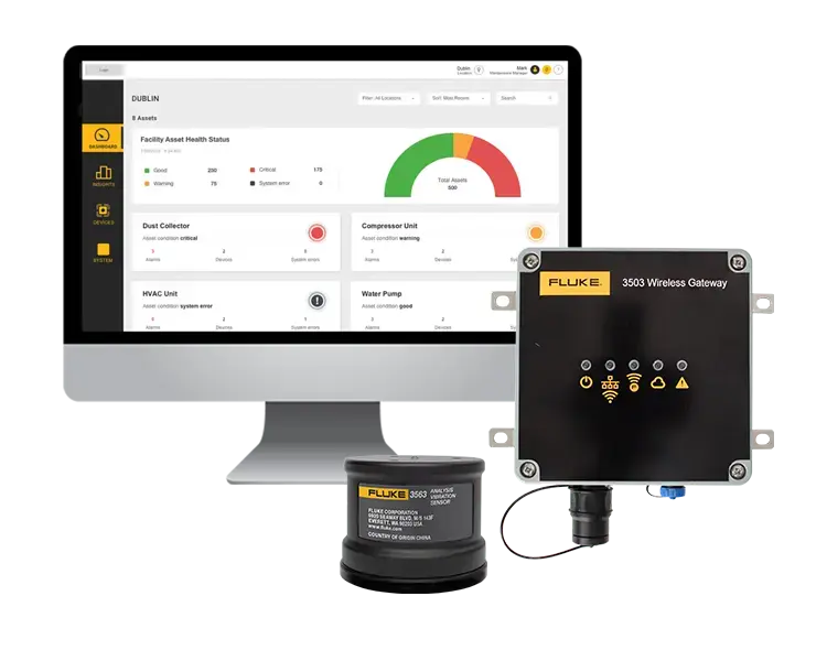 Fluke 3563 Analysis Vibration Sensor - Condition Monitoring