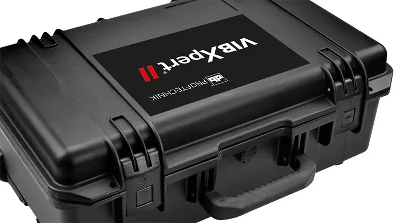 Black VIBXPERT II rugged case